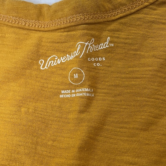 Universal Thread Yellow Basic SS T-Shirt - Picture 4 of 5